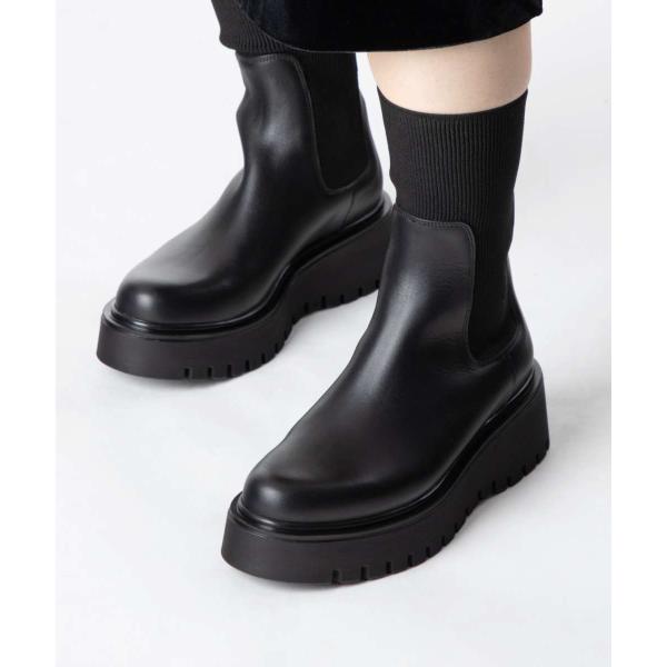 コルソローマ ノーヴェ CORSO ROMA 9 VITELLO リブニット ショートブーツ 440...