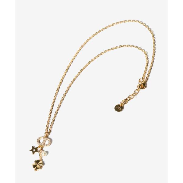 Dior ディオール Petit CD Lucky Charms ネックレス N3128WOMCY ...