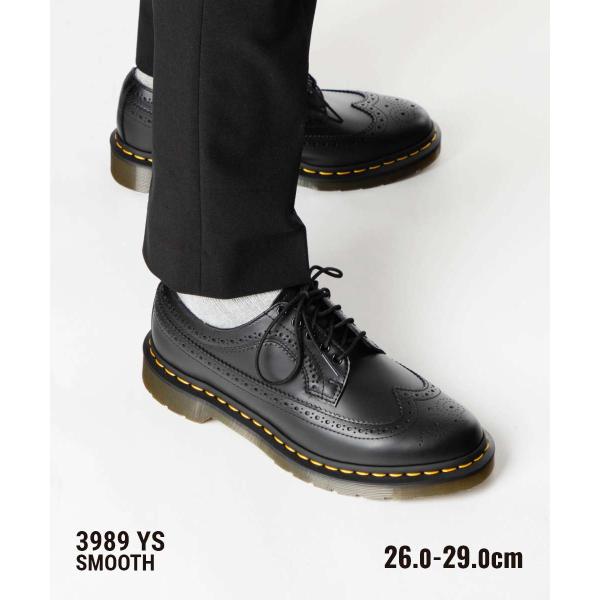 ドクターマーチン Dr.Martens 3989 ブローグシューズ Yellow Stitch Br...