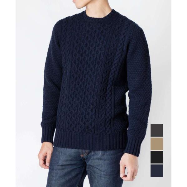 ドルモア DRUMOHR D4W123AR D04 ニット メンズ トップス 長袖 クルーネック セ...