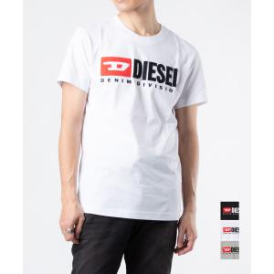 ディーゼル DIESEL A03766 0AAXJ Tシャツ メンズ トップス 半袖 クルーネック XS S M L XL T-DIEGOR-DIV T-SHIRT ホワイト グレー ブラック XS S M L XL｜u-stream