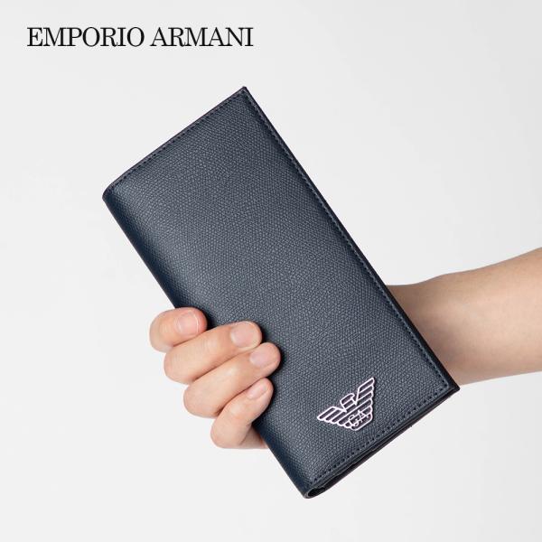 エンポリオアルマーニ EMPORIO ARMANI Y4R170 YLA0E 長財布 メンズ 財布 ...
