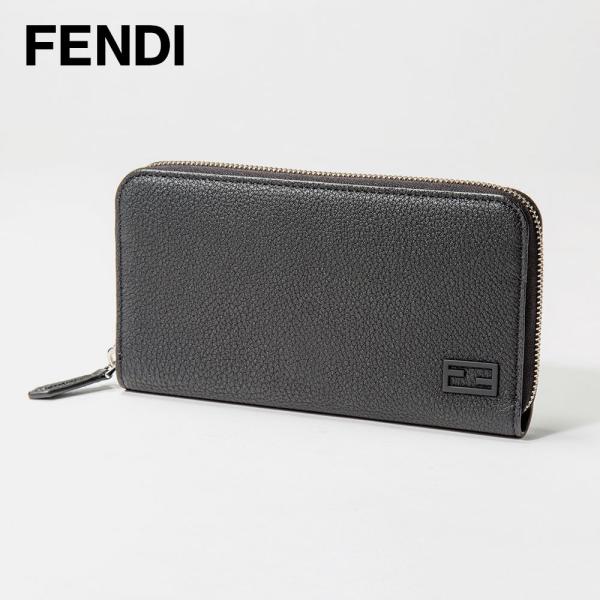 フェンディ FENDI 7M0210 AG0L 長財布 メンズ 財布 ウォレット ブランド ラウンド...