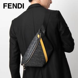 フェンディ FENDI 7VA434 A9XS ボディバッグ メンズ ウエストバッグ カジュアル ベルトバッグ FFロゴ 軽量 ファブリック ウエストポーチ プレゼント エコバッグ｜u-stream