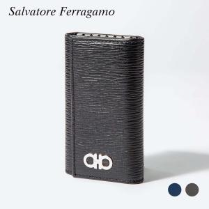 サルヴァトーレ フェラガモ Salvatore Ferragamo 66A603 キーケース メンズ 小物 無地 シンプル コンパクト プレゼント 誕生日 記念日 お祝い 記念 通勤 通学｜u-stream