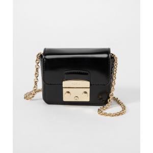 フルラ FURLA WE00420 T20000 ショルダーバッグ レディース バッグ ミニ クロスボディ 斜め掛け チェーンバッグ カジュアル 本革 鞄 ブラック｜u-stream