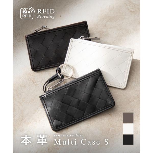 ギオネ GUIONNET PG521ALP ポーチ TILE MULTI CASE S メンズ マル...