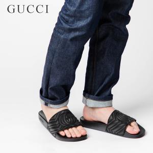 グッチ GUCCI 601041 JD600 サンダル メンズ シューズ キルティングラバー スライドサンダル GG イニシャルロゴ イタリア ビーチサンダル｜u-stream