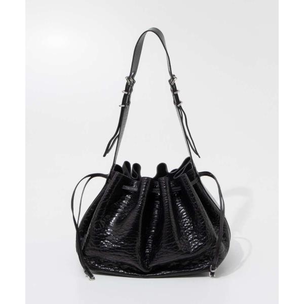 ジバンシィ GIVENCHY PUMPKIN BAG パンプキン ミディアム クラックドパテントレザ...