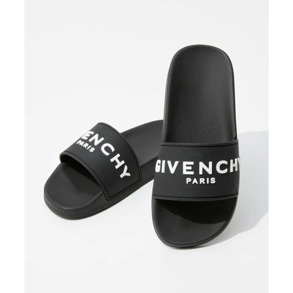 ジバンシィ GIVENCHY SLIDE FLAT SANDALS スライド フラット サンダル B...
