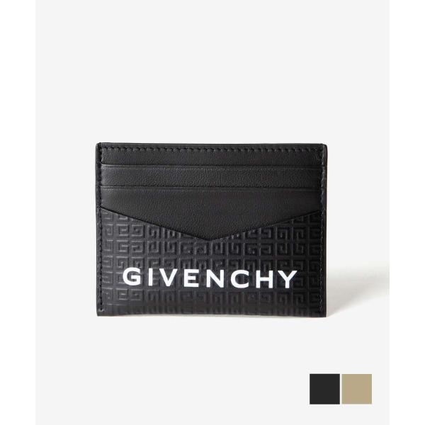 ジバンシィ GIVENCHY 4G CARD HOLDER 2X3 CC マイクロレザー カードホル...