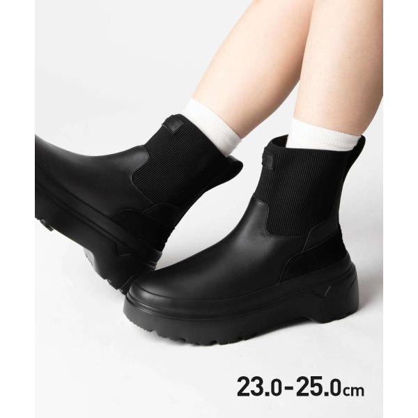 ハンター HUNTER WOMENS EXPLORER CHELSEA FLATFORM BOOT ...