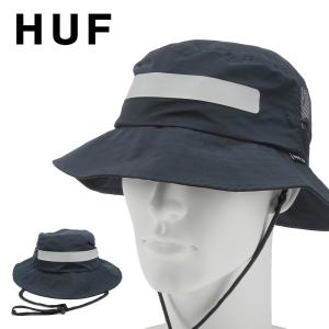 ハフ HUF キャップ メンズ レディース 帽子 ABBOTT FISHING HAT フィッシングハット リフレクターテープ アウトドア 釣り ネイビー HT00557｜u-stream