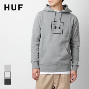 ハフ HUF パーカー PF00098 メンズ トップス 長袖 ESSENTIALS BOX LOGO P/O HOODIE エッセンシャルズ ボックス ロゴ プルオーバーフーディ カジュアル シンプル｜u-stream