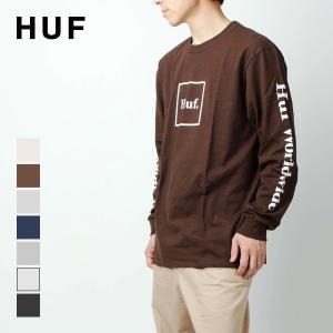 ハフ HUF ロンT TS00146 メンズ トップス 長袖 ロングTシャツ ESSENTIALS DOMESTIC L/S TEE エッセンシャルズ ドメスティック コットン 綿