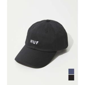 HUF ハフ ×New Era 59FIFTY ニューエラ ロゴ刺繍 ベースボールキャップ 帽子 ブラック HUF（ハフ） ×New Era 59FIFTY ニューエラ ロゴ刺繍 ベースボール