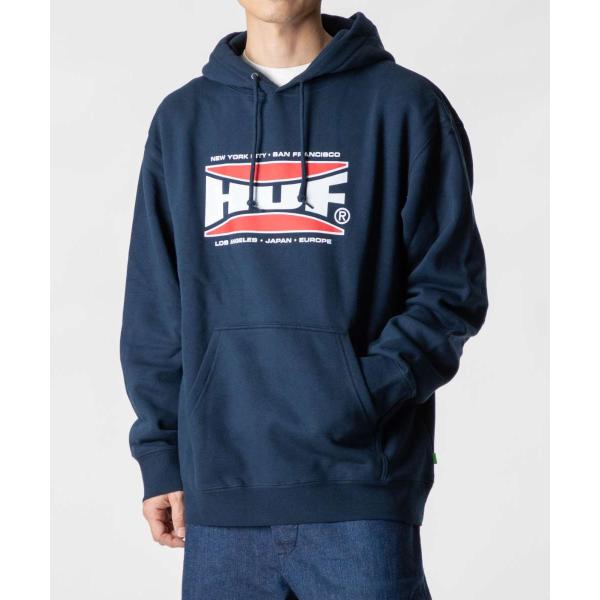 ハフ HUF PF00519 パーカー メンズ レディース トップス スウェット 長袖 フード フー...