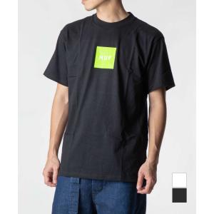 ハフ HUF TS01666 Tシャツ メンズ トップス 半袖 ESSENTIALS BOX LOGO S/S TEE ブラック ホワイト S M L XL 爆買