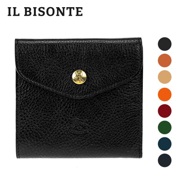 イル ビゾンテ IL BISONTE C0424 二つ折り財布 メンズ 財布 ミニ財布 折財布 小銭...