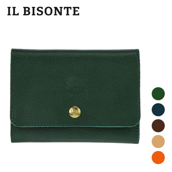 イル ビゾンテ IL BISONTE C0522 二つ折り財布 メンズ レディース 財布 ミニ財布 ...