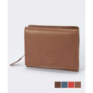 IL BISONTE（イルビゾンテ） 二つ折り財布 ラウンドファスナー レザー