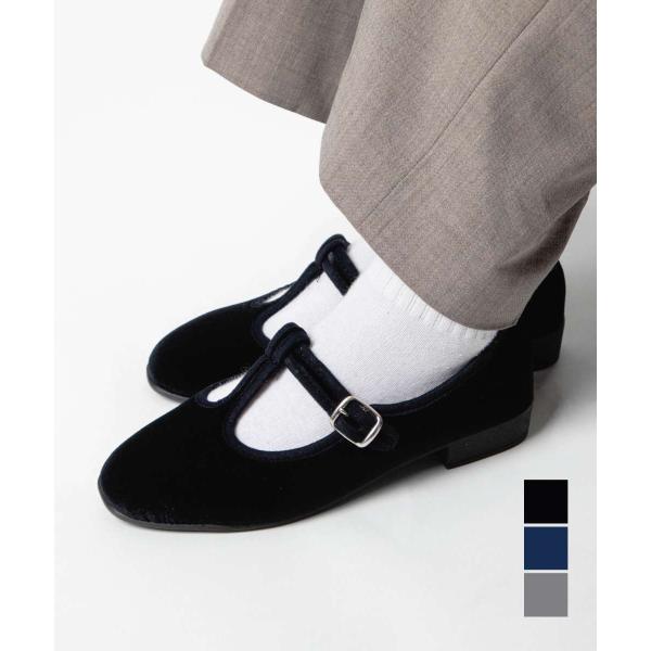 【正規品】 ジャヴァフレックス JAVERFLEX VELVET T-STRAP SHOES  ベル...