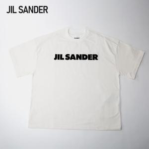 ジルサンダー JIL SANDER Tシャツ メンズ トップス 半袖 カットソー カジュアル ロゴT 白 XS S M L XL オーバーサイズ TEE レディース JSMT707045 MT248508｜u-stream