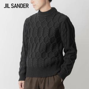 ジルサンダー JIL SANDER JSMT759040 MTY20308 セーター メンズ トップス スウェット ニット イタリア製 暖かい 防寒 カジュアル 黒 ブラック シンプル 秋冬｜u-stream