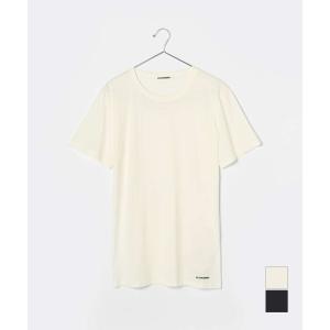 JIL SANDER◇23ss/ジルサンダー＋/Tシャツ/L/コットン/ホワイト
