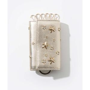 ジミーチュウ　6連キーケース ネプチューン スター　シルバー　メタル　スタッズ JIMMY CHOO ジミーチュウ NEPTUNE UUR キーケース ネプチューン