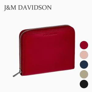 ジェイアンドエムデヴィッドソン J&M DAVIDSON 小銭入れ レディース 財布 レザー 本革 スモールジップ アラウンド パース 全5色 10264N-7314｜u-stream