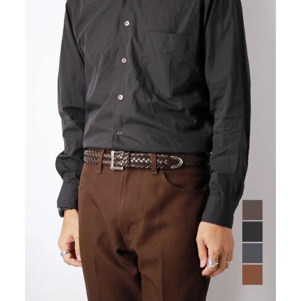 ジェイアンドエムデヴィッドソン J&amp;M DAVIDSON ベルト メンズ 本革 エンベロープバックル...