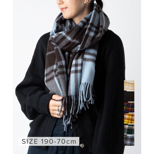 ジョシュアエリス Joshua Ellis マフラー メンズ レディース 大判 70×190 カシミ...
