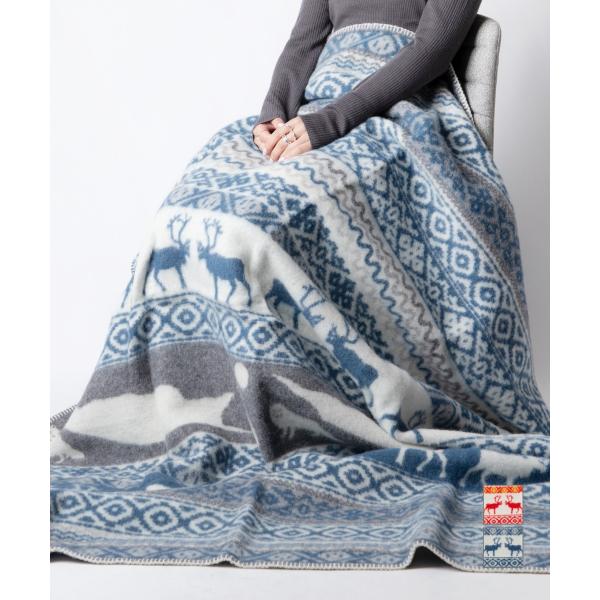 クリッパン KLIPPAN 2266 ブランケット SAREK ひざ掛け ウール 北欧 アウトドア ...