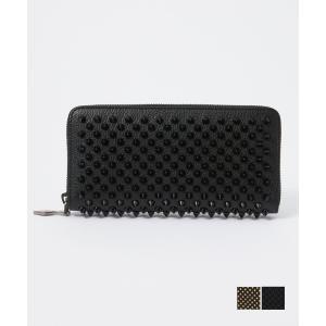 クリスチャンルブタン Christian Louboutin 1185059 長財布 メンズ 財布 パネトーネ レザー PANETTONE WALLET ブラック×ゴールド ブラック×ブラック｜u-stream