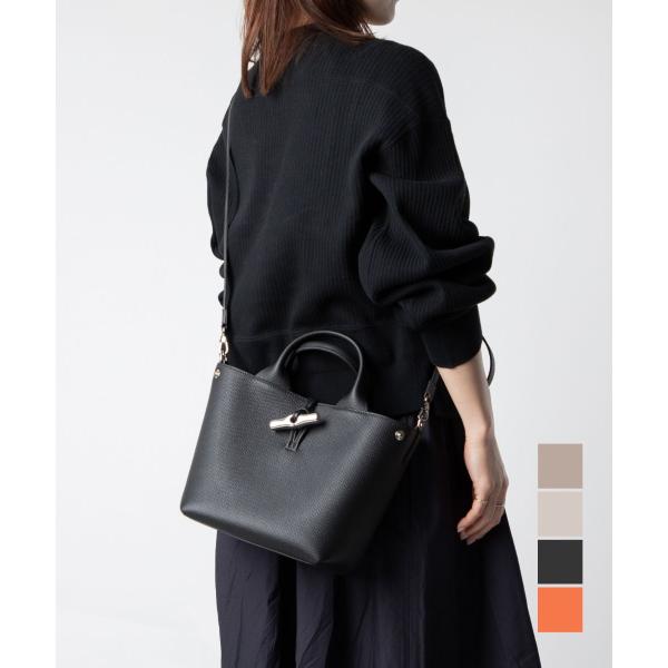 ロンシャン LONGCHAMP Le Roseau ル ロゾ Handbag S トップハンドルバッ...