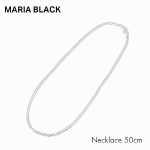 マリアブラック ネックレス レディース 300339-50 MARIA BLACK アクセサリー カルロネックレス 50cm SLIVER HP プレート シンプル ジュエリー ギフト プレゼント｜u-stream