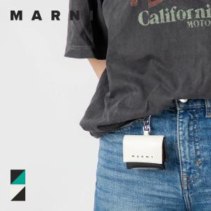 マルニ MARNI AUMI0002A1 P3572 イヤホンケース メンズ レディース ファッション小物 バイカラー エアーポッズ AIRPODS Proケース PVC Z2F93 Z2P93 ブランド