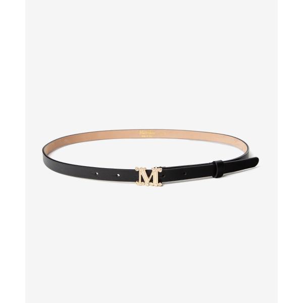 マックスマーラ Max Mara Leather Monogram belt M グラツィアータ ベ...