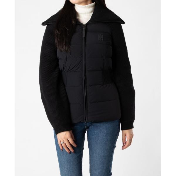 マッカージュ MACKAGE FOXY Mixed Media Jacket ミクスト メディアジャ...