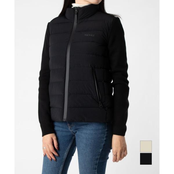 マッカージュ MACKAGE OCEANE-CITY Mixed Media Jacket ミクスト...