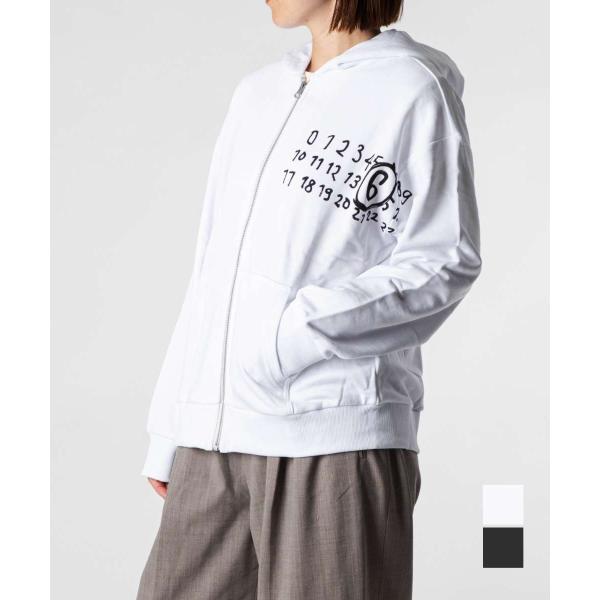 エムエム6 MM6 Kids Zip-Up Hoodie キッズ ジップアップ パーカー M6087...