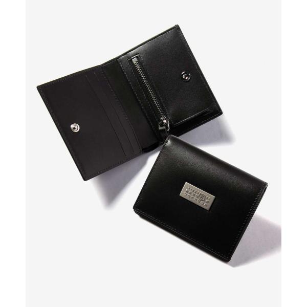 エムエム6 MM6 NUMERIC BIFOLD WALLET ニューメリックレザーウォレット SA...