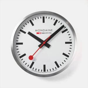 モンディーン 掛け時計 メンズ レディース A995 CLOCK 16SBB MONDAINE 時計 ウォールクロック 壁掛け時計 オフィス インテリア 40cm｜u-stream