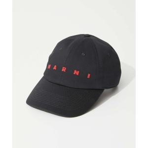 マルニ MARNI CLZC0108S0 UTC311 帽子 メンズ ファッション キャップ コットン ロゴ刺繍  Logo Baseball Cap ブラック S M L｜u-stream