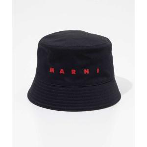 MARNI マルニ ロゴラフィアバケットハット UAC004 ブラック L MARNI マルニ ロゴラフィアバケットハット UAC004 ブラック L