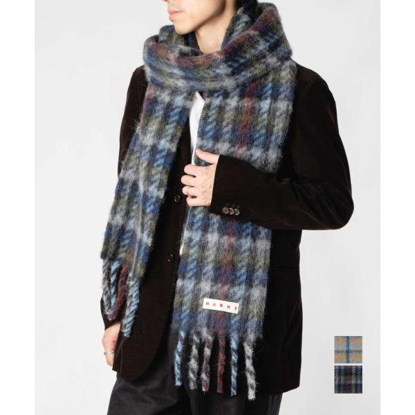 マルニ MARNI SCARF スカーフ SCZC0077Y0 UAW050 マフラー チェック モ...