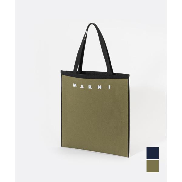 マルニ MARNI SHMQ0033A0 P4602 トートバッグ メンズ バッグ ジャガード ショ...