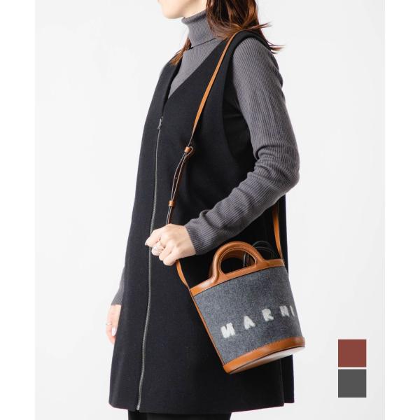 マルニ MARNI SCMP0056Q4 P4915 ショルダーバッグ レディース バッグ ミニバケ...