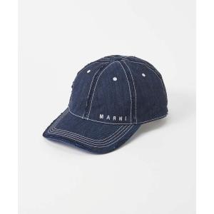 MARNI マルニ ロゴ刺繍 キャップ CLZC0108S0 UTC311 帽子 メンズ